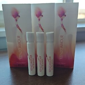 New Kenzo Amour Eau de Parfum Perfume Spray Samples 0.04 Fl oz X 3